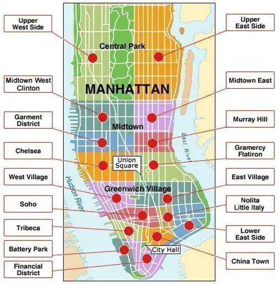 Mapa de Manhattan